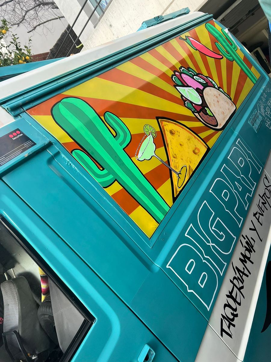 Foodtruck Big Papi customisé